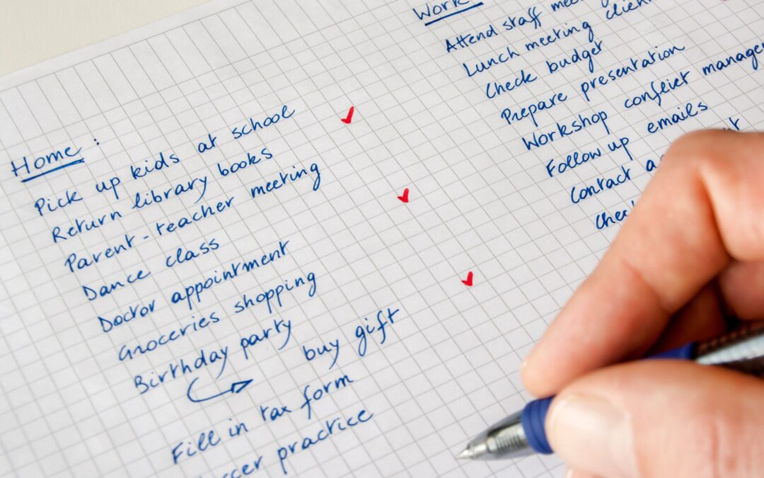 TO-DO LISTS TO PROBLEMS