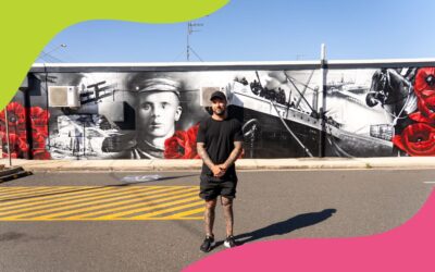 ANZAC MURAL TURNING HEADS AT TANK STREET