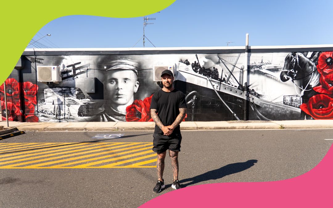 ANZAC MURAL TURNING HEADS AT TANK STREET