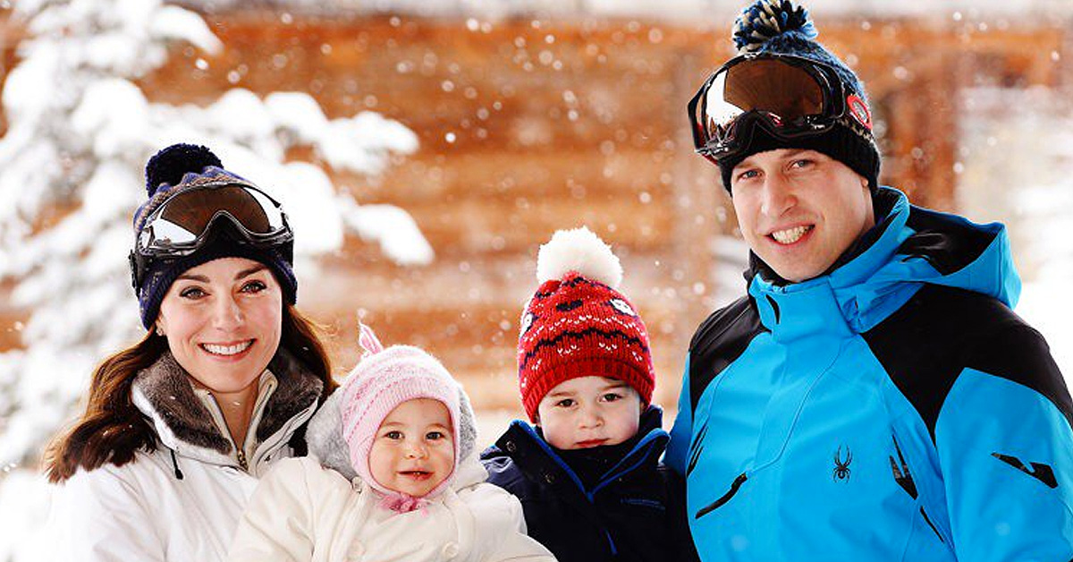 Will and Kate’s Snow Holiday Family Photos