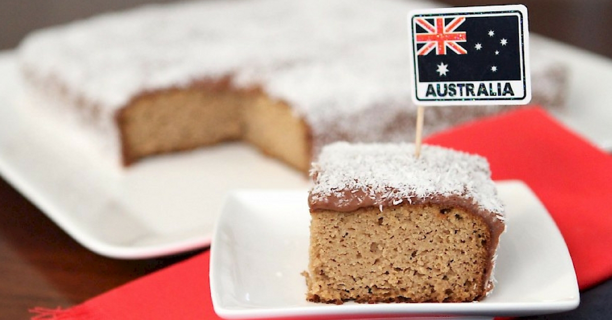 Australia Day Lamington Cake
