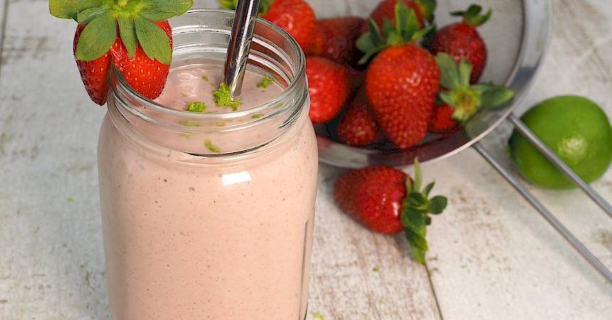Recipe: Strawberry & Lime Smoothie – Fresh Tasting and Nutritious